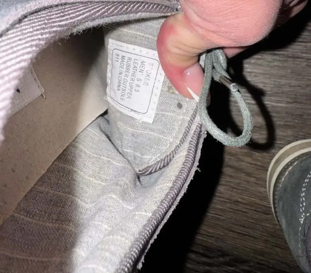 Steve Madden Stoker Gray‎ Canvas and Suede Oxford Shoes